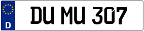 Truck License Plate